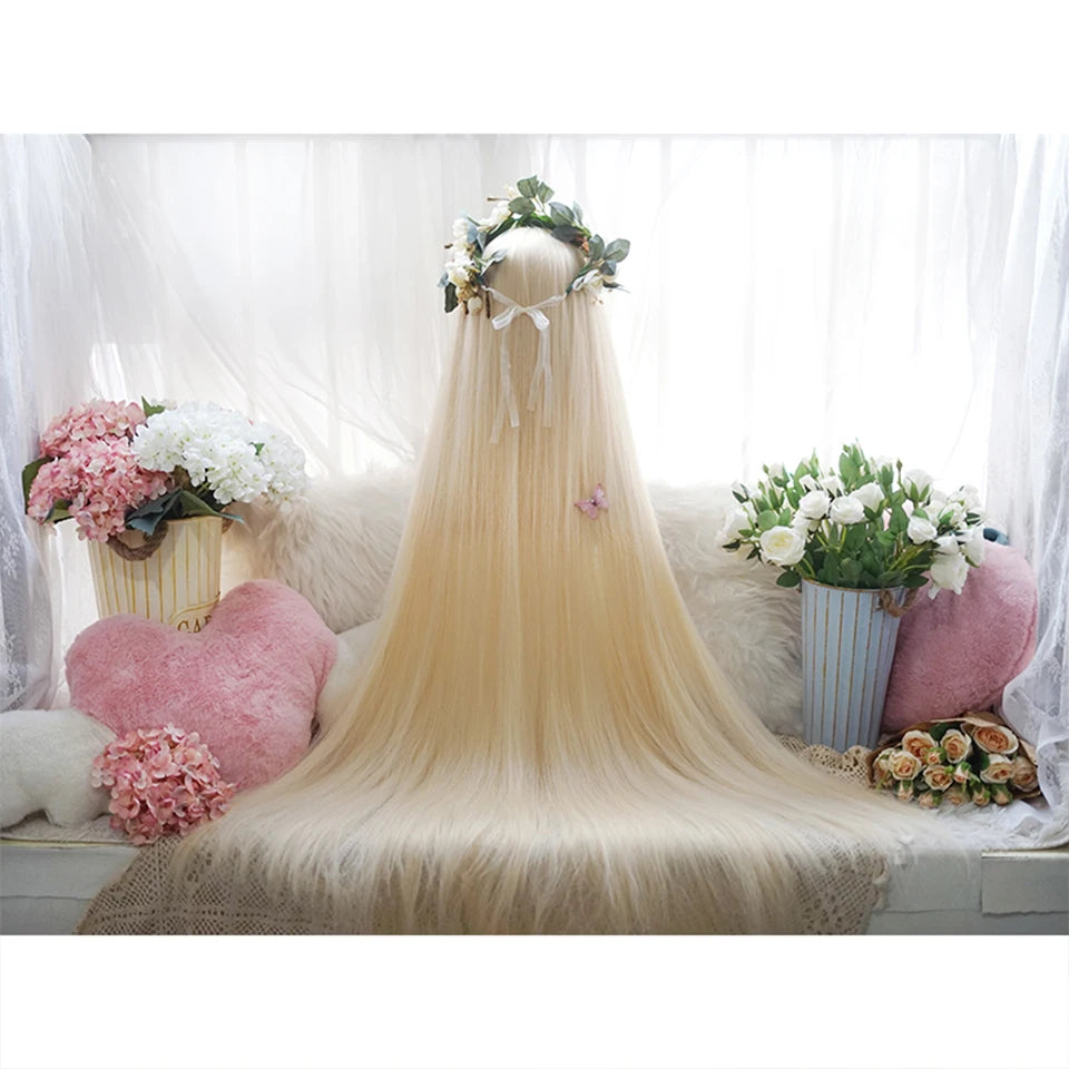 Extra Long Curly Lolita Cosplay Wig for Costumes - 9