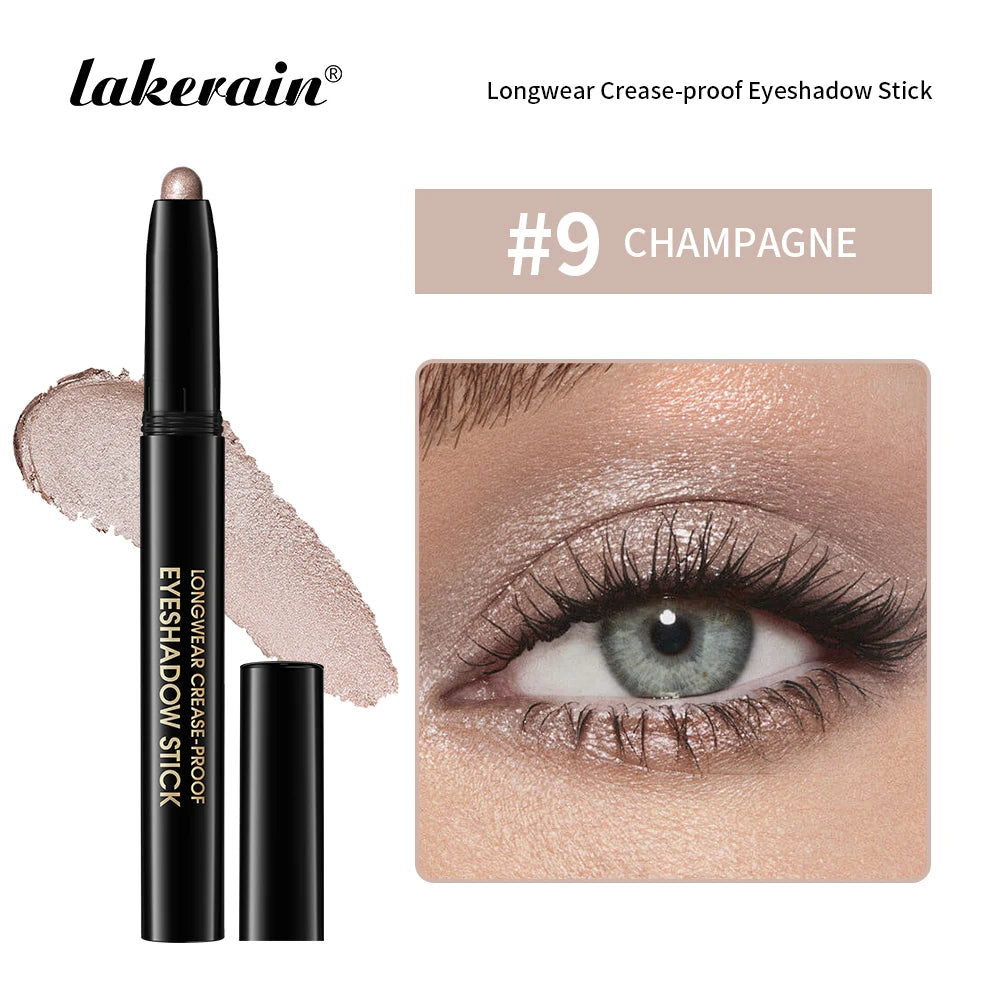 Longwear Waterproof Eyeshadow Pencil for All-Day Smudge-Proof Eye Makeup