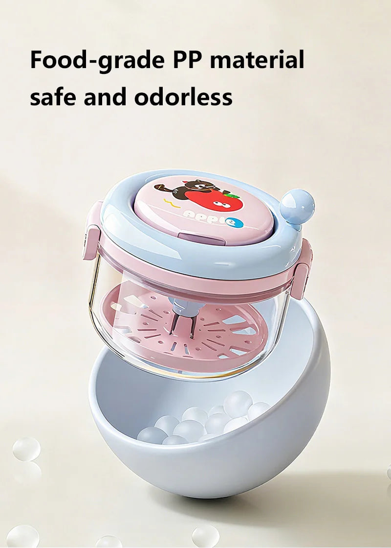Portable Denture Cleaning Case with Rotary Brush and Storage Tray - 13