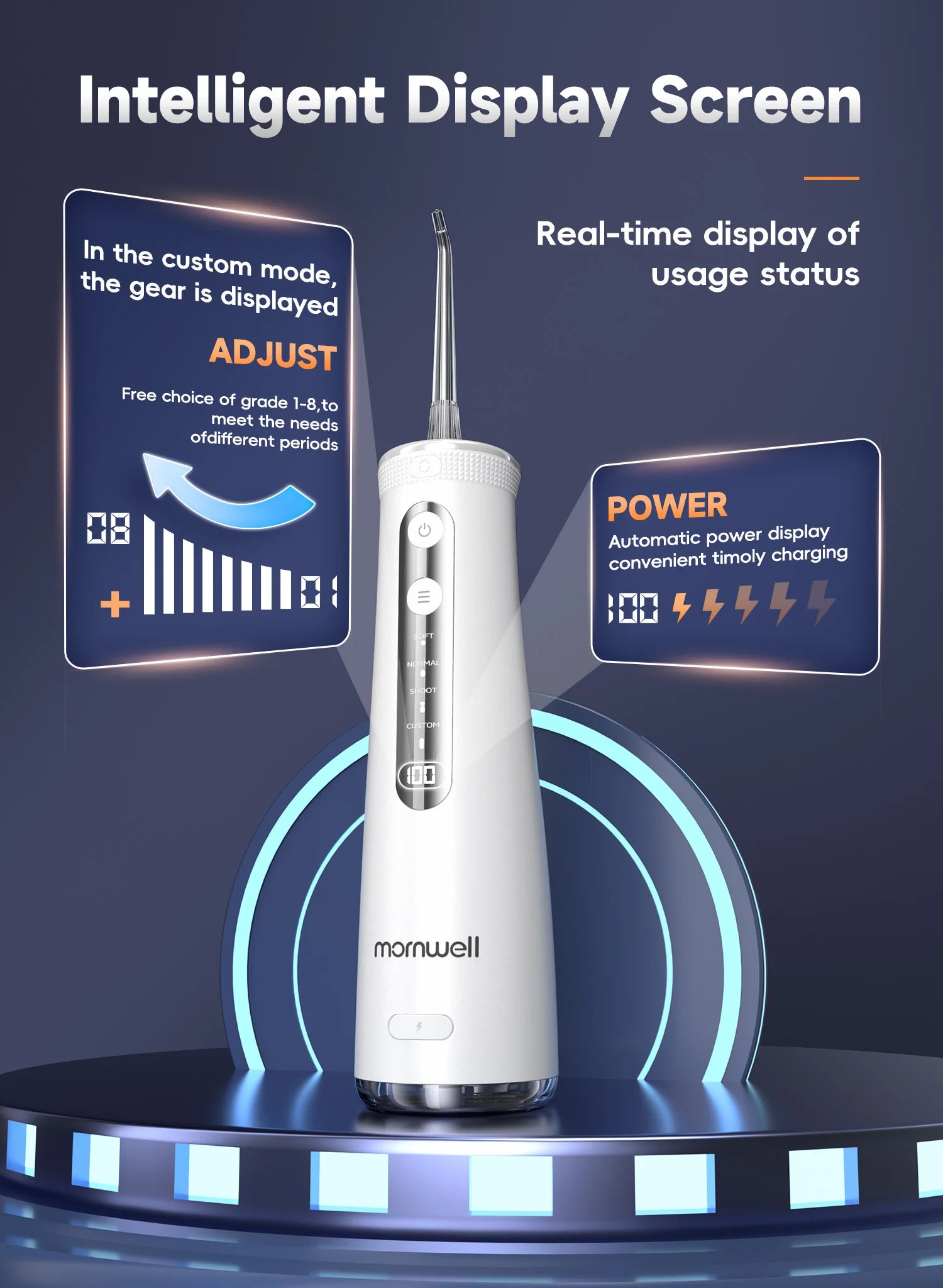 Electric Toothbrush and Water Flosser Combo Kit for Deep Teeth Cleaning - 8