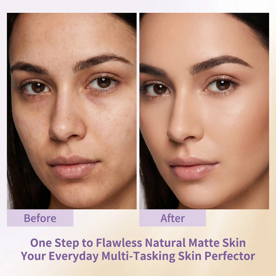 Matte Tinted Moisturizer BB Cream for Flawless Coverage and SPF Protection - 10