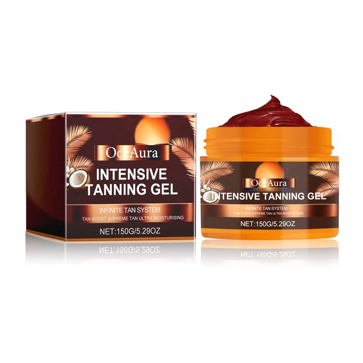 Intensive Tanning Gel for Natural Long Lasting Dark Skin Glow