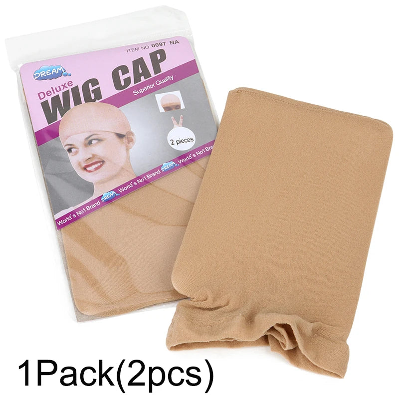 Elastic Breathable Nylon Wig Caps for Secure Comfortable Hair Styling - 14