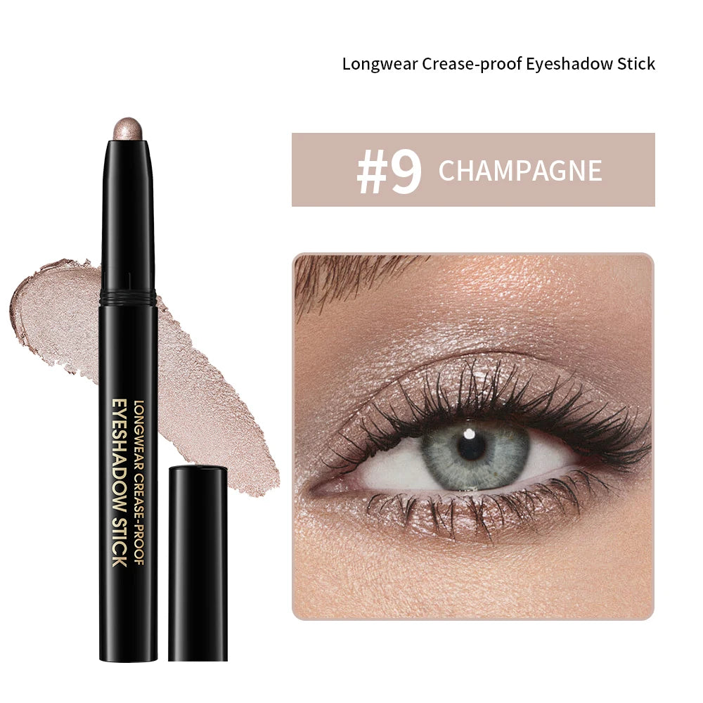 Long-Lasting Waterproof Shimmer and Matte Eyeshadow Pencil - 23