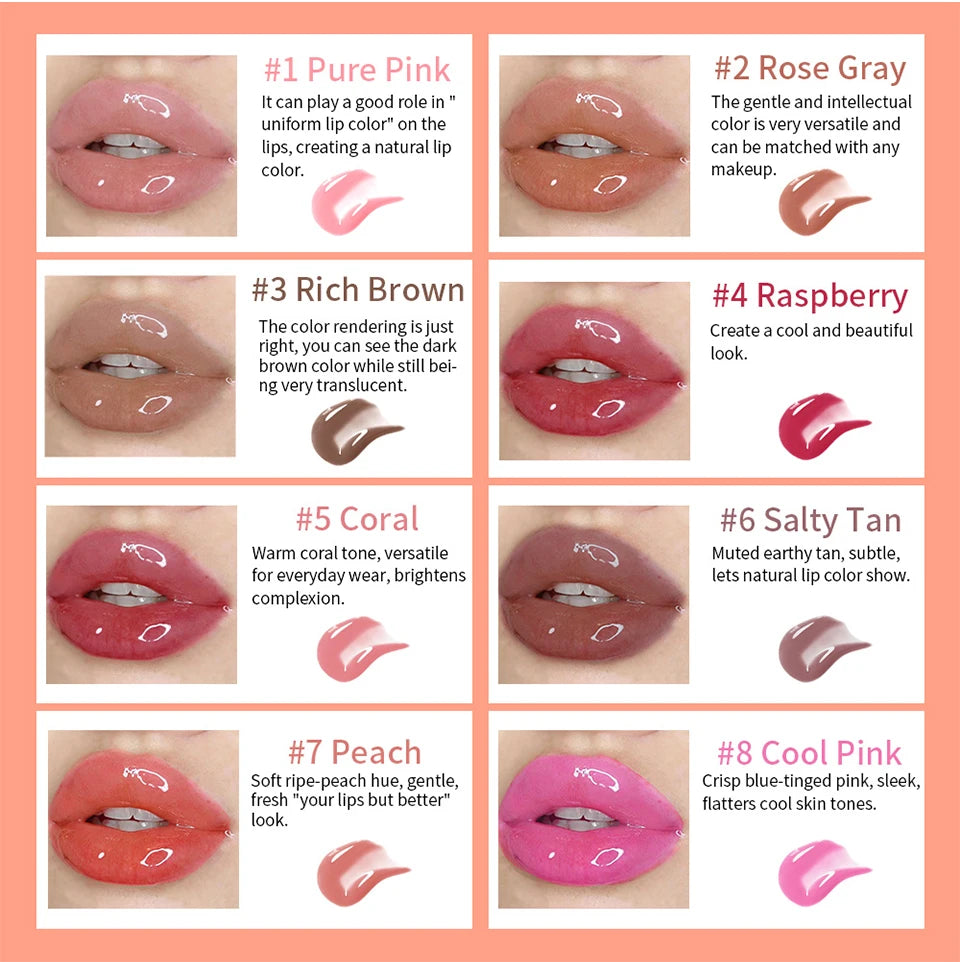 Peptide Moisturizing Lip Tint for Plump and Hydrated Glossy Lips