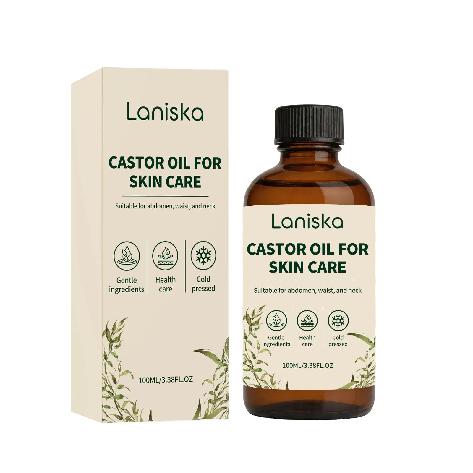 Cold Pressed Castor Oil for Skin Hydration and Body Massage - 15