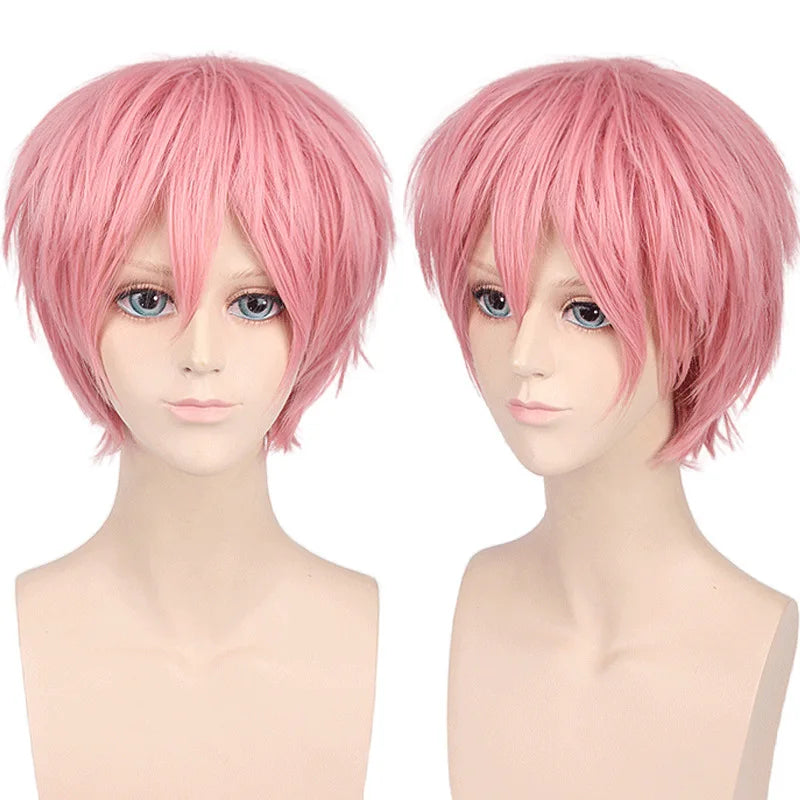 Short Bob Wig with Bangs for Cosplay and Daily Costume Parties