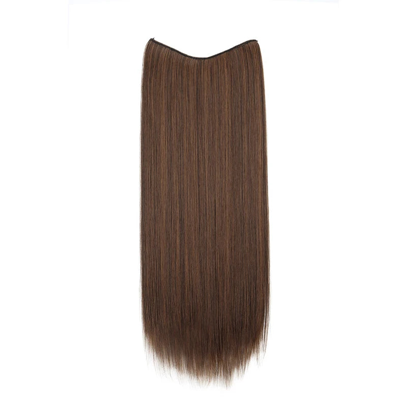 24-Inch Invisible Fishing Line Hair Extension for Instant Length
