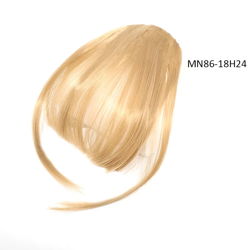 Clip-In Synthetic Wispy Bangs Hair Extension with Temples