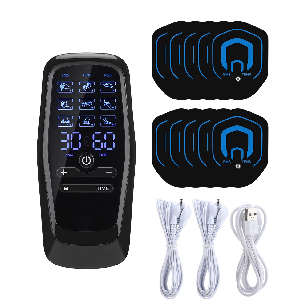 Portable Electric TENS and EMS Muscle Stimulator for Pain Relief - 15