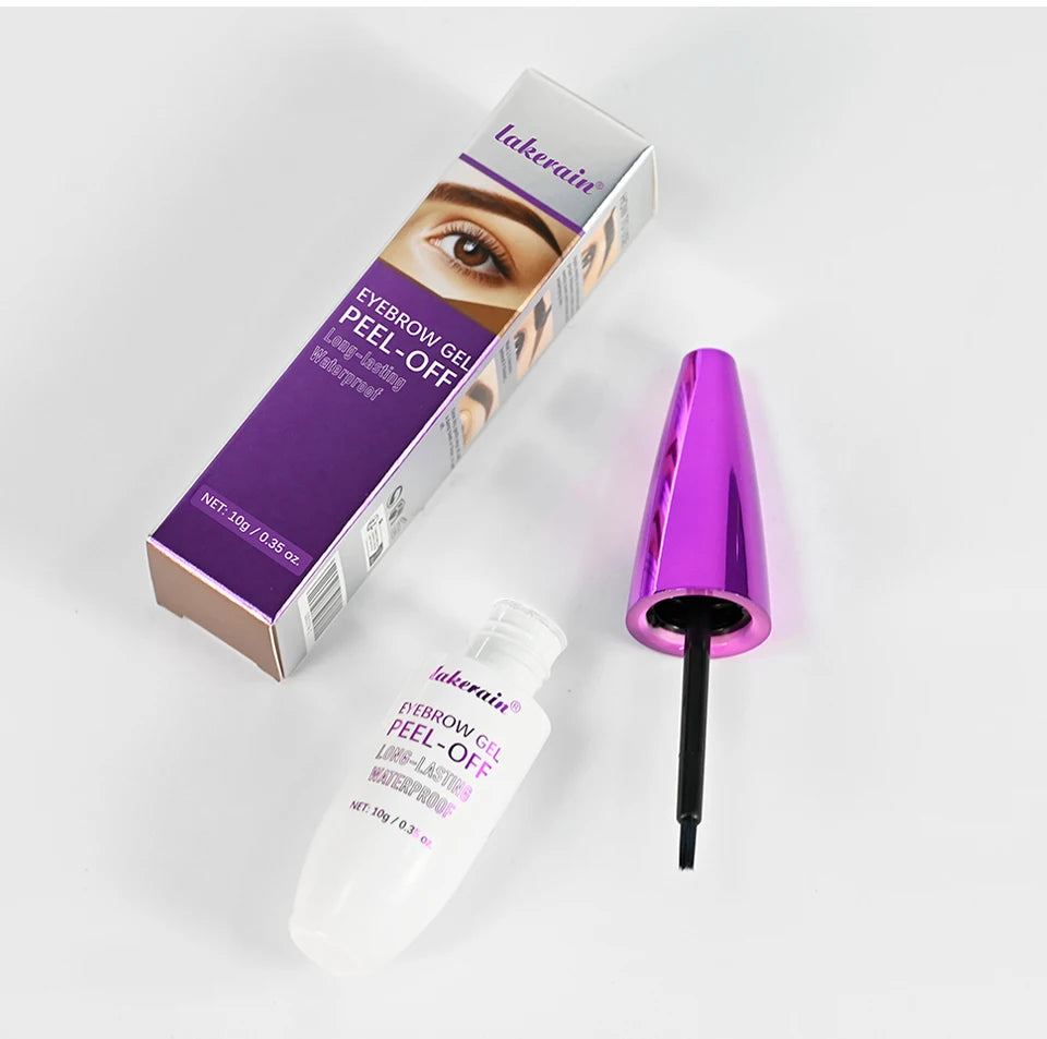 Long-Lasting Waterproof Peel-Off Eyebrow Tint Gel for Defined Brows
