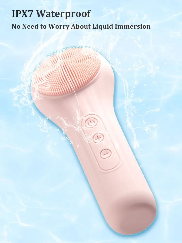 Electric Sonic Facial Cleansing Brush for Deep Pore Exfoliation and Massage - 16
