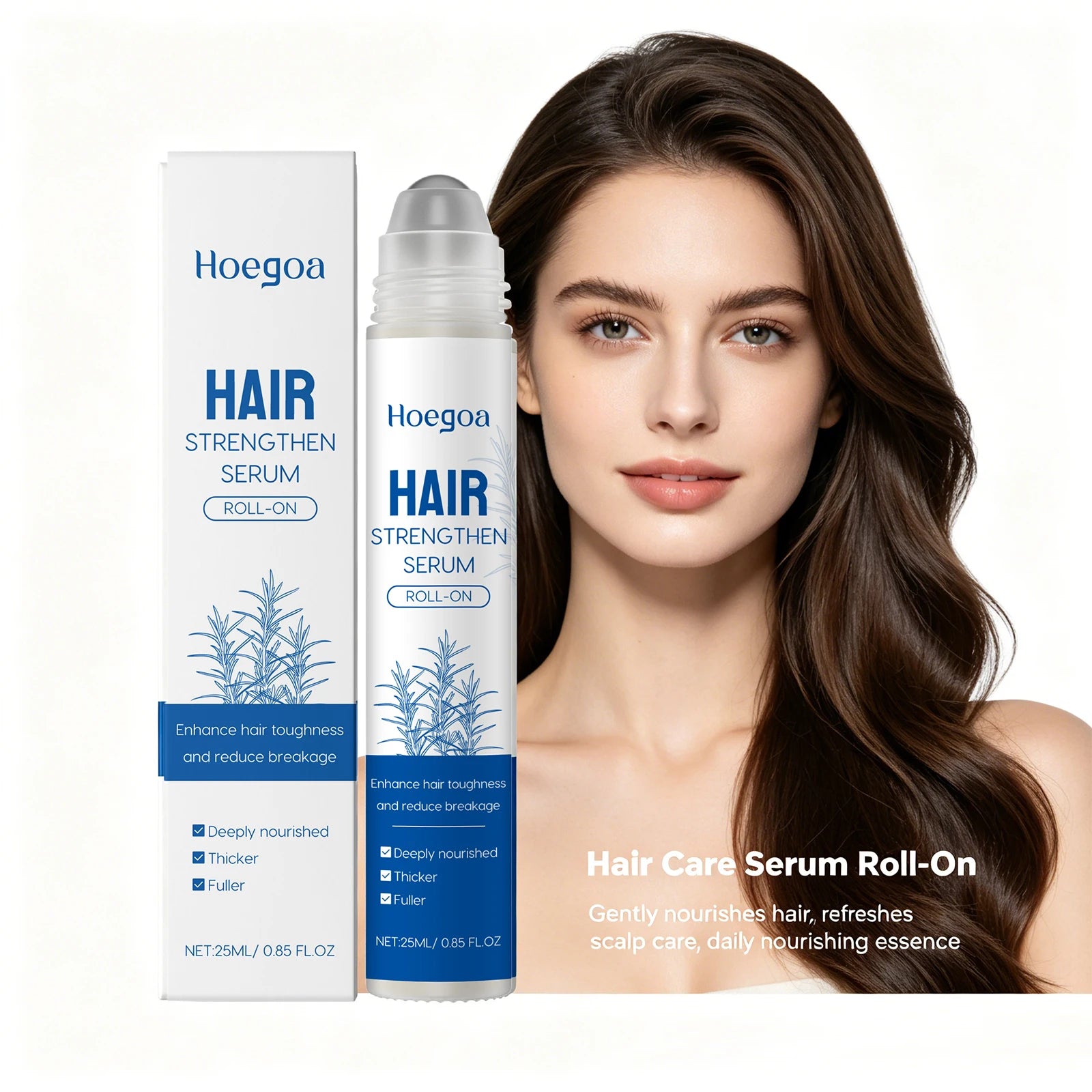 Rosemary Hair Growth Serum Roller for Thinning Hair and Scalp Nourishment - 5