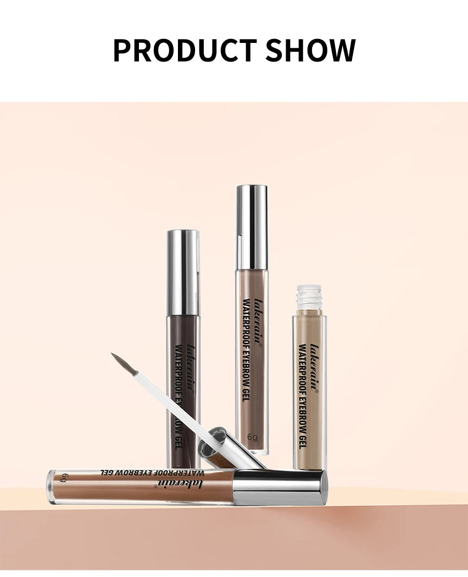Waterproof Liquid Eyebrow Gel Set for Long-Lasting Natural Defined Brows - 15