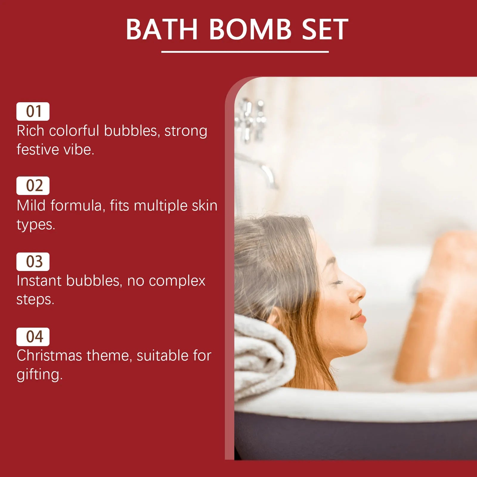 Scented Surprise Bath Bomb Gift Set for Kids and Adults - 4