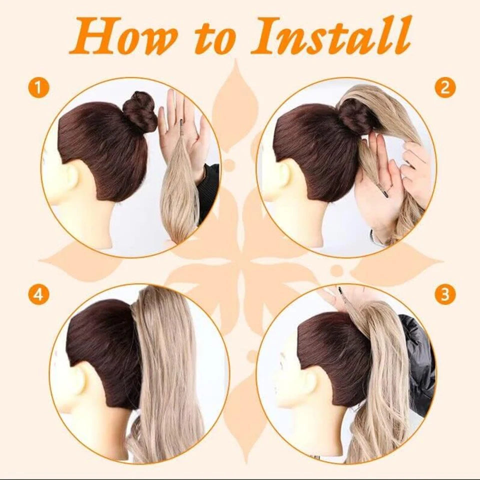 Wavy Wrap Around Ponytail Extension - 6