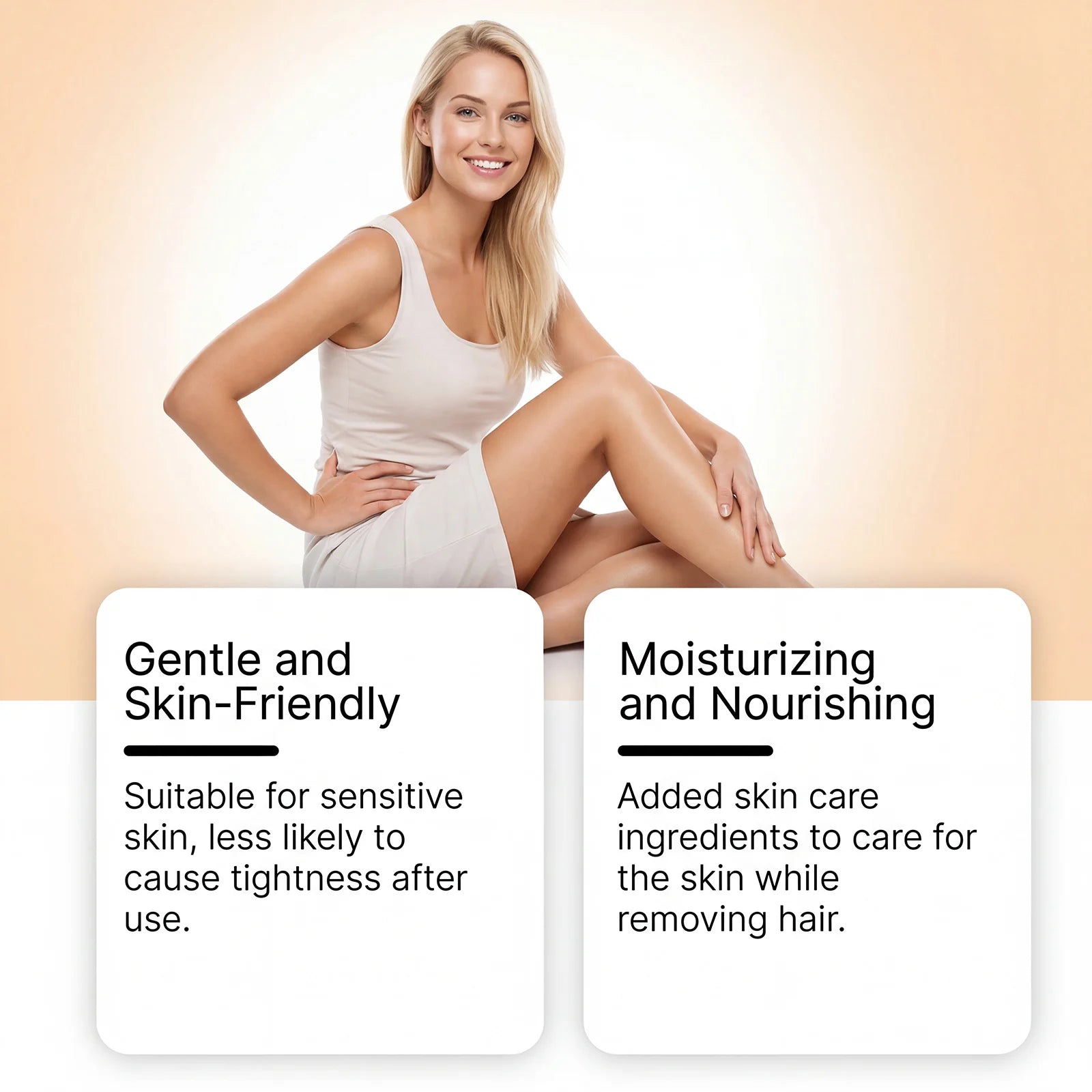 Painless Hair Removal Cream for Full Body and Sensitive Skin - 9