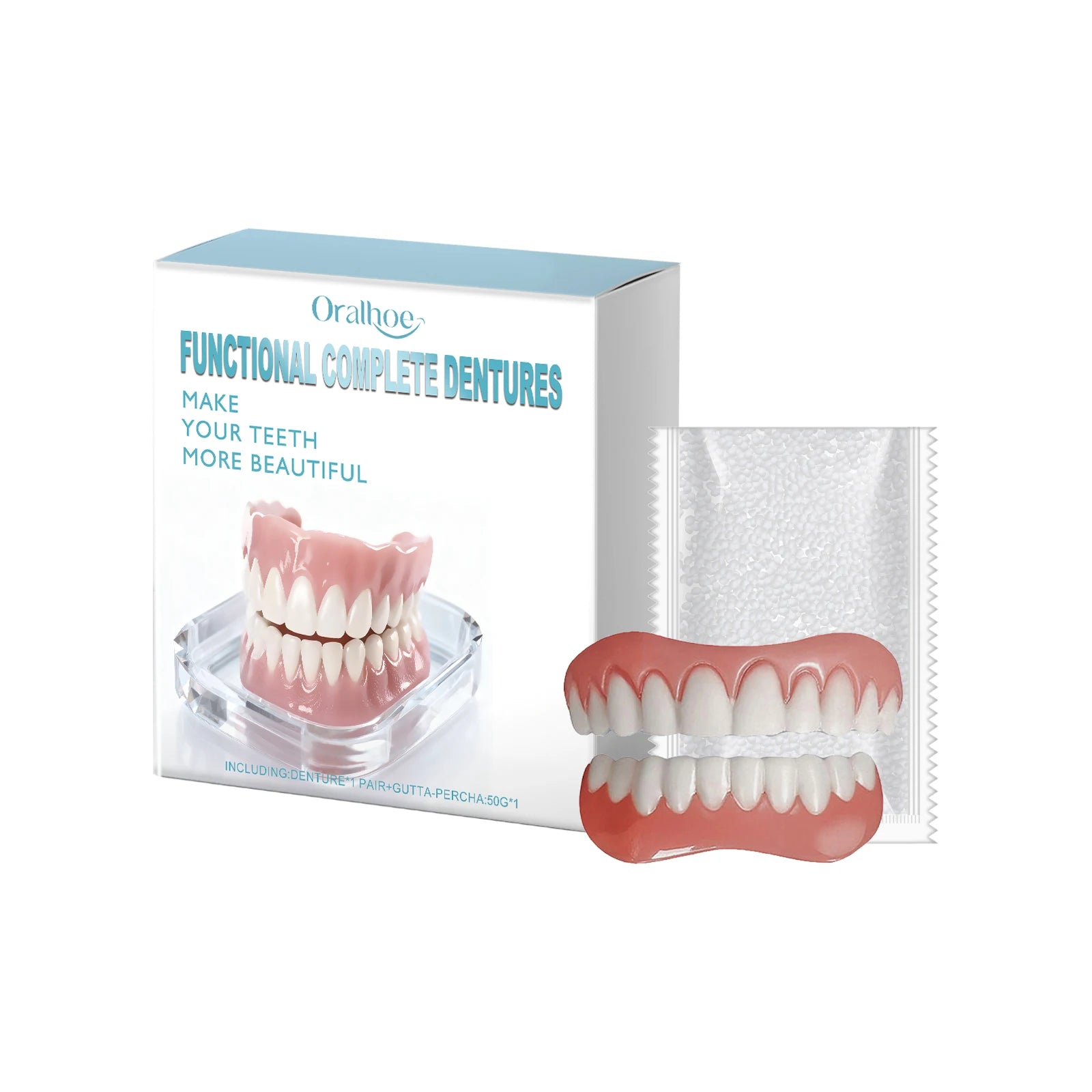 Temporary Cosmetic Denture Set for Instant Smile Transformation - 13