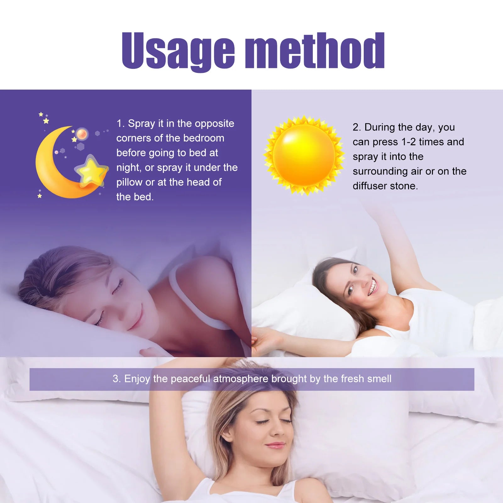 Lavender Calming Sleep Spray for Natural Anxiety Relief and Deep Rest - 12