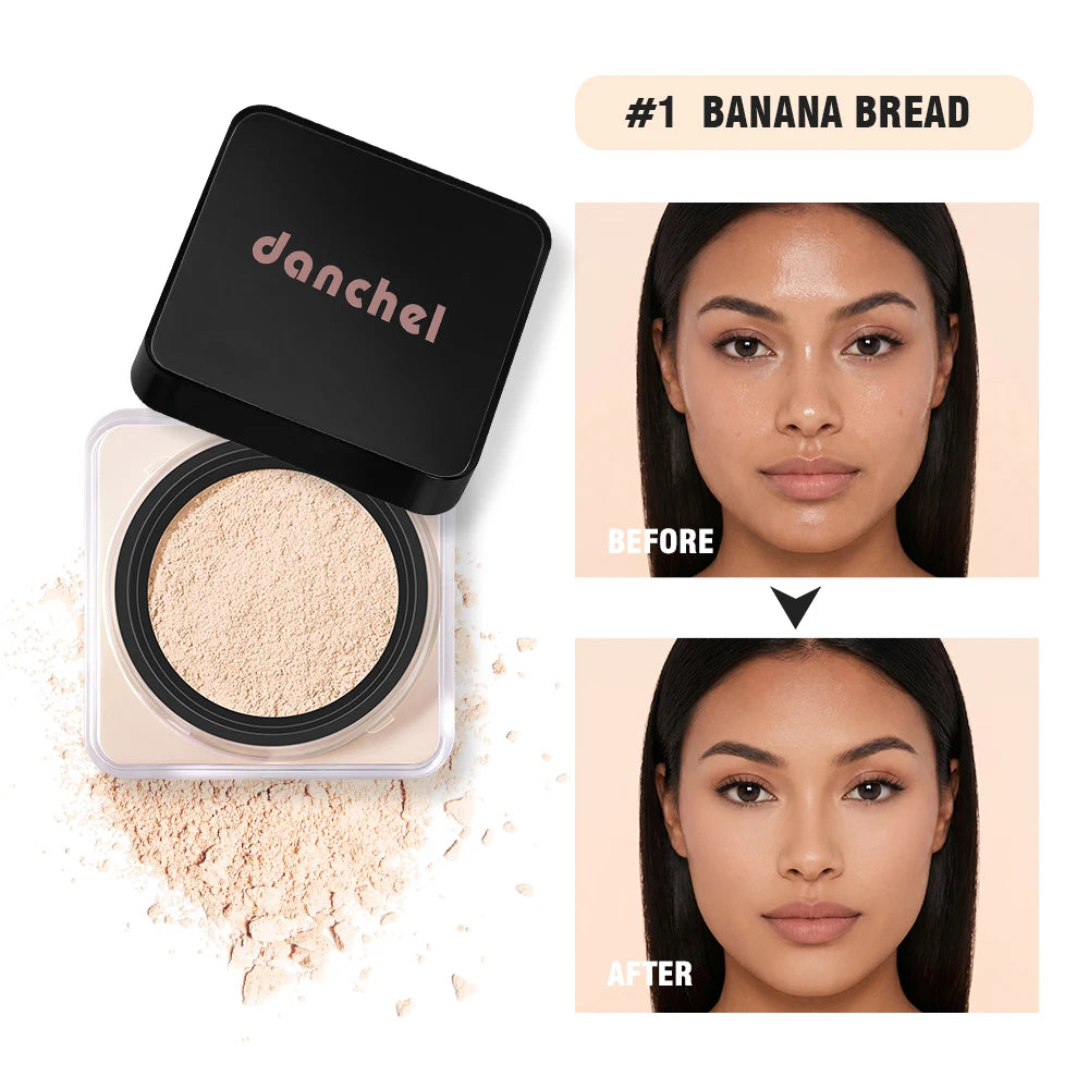 Matte Finish Loose Baking and Setting Powder for Flawless Long-Lasting Wear