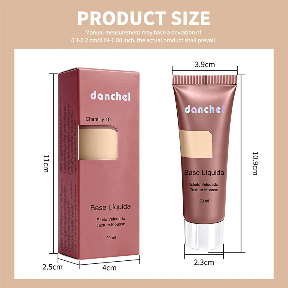 Velvet Matte Liquid Foundation for Flawless Long Lasting Daily Coverage - 16
