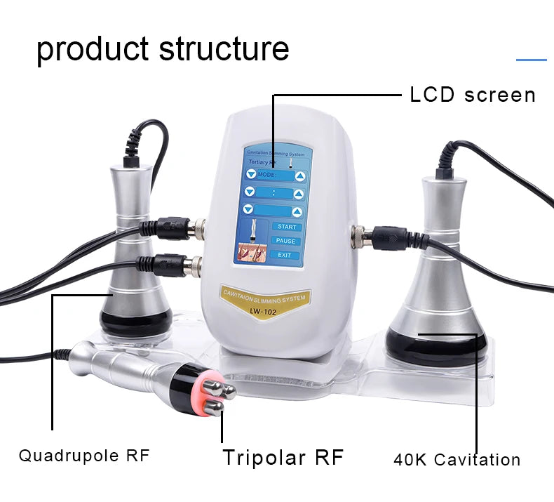 Professional 40K Ultrasonic Cavitation Body Shaping & Skin Tightening Unit