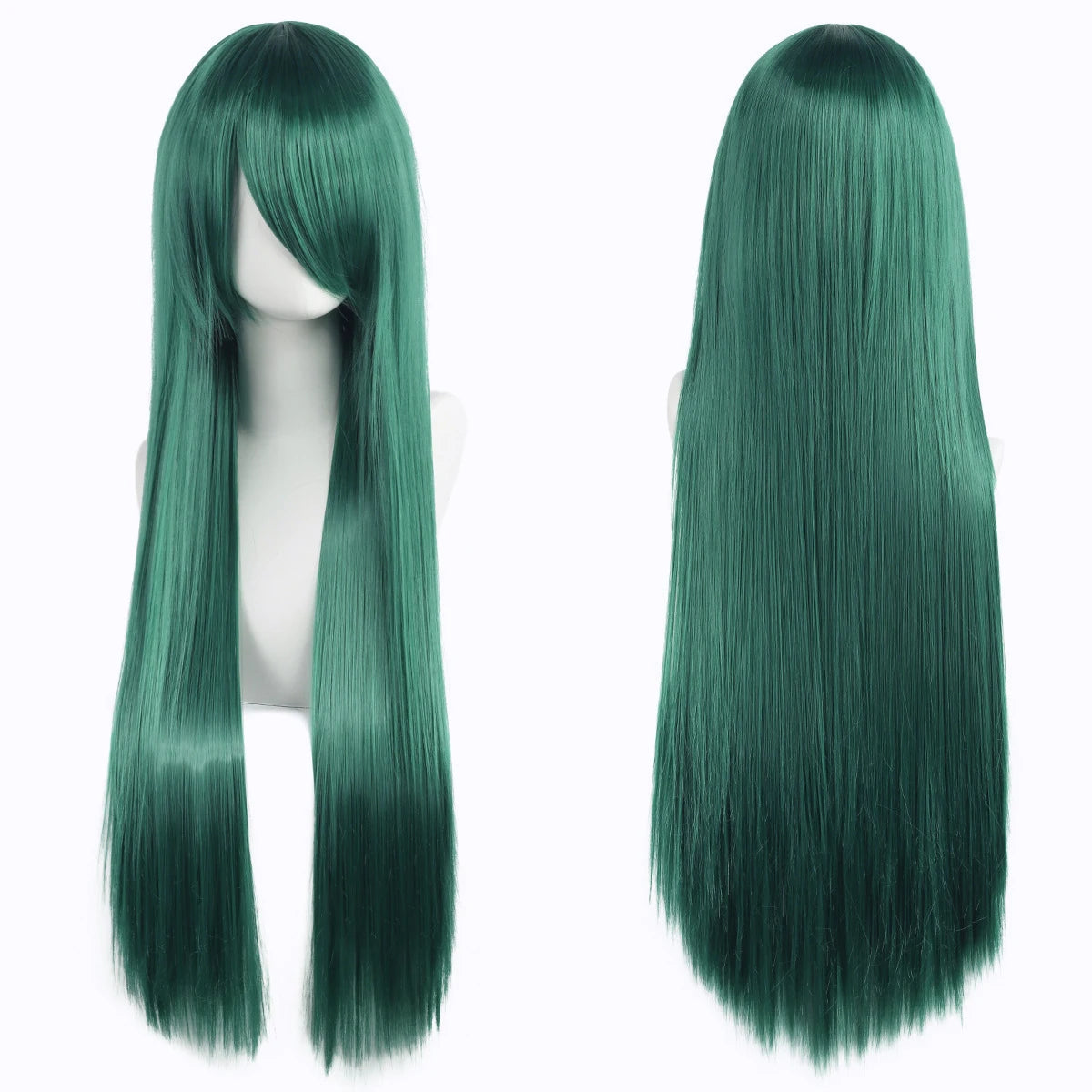 Long Straight Synthetic Cosplay Wig with Bangs
