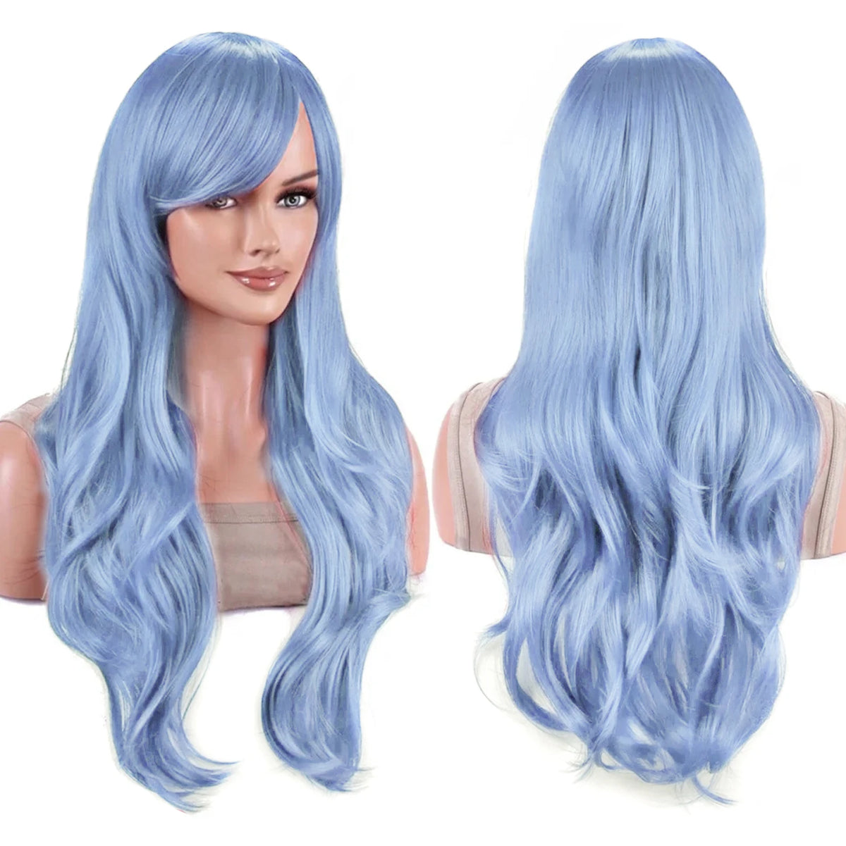 Long Wavy Colorful Synthetic Cosplay Wig for Women