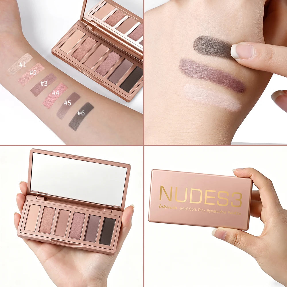 Neutral Matte and Shimmer Eyeshadow Palette for Daily Makeup - 5