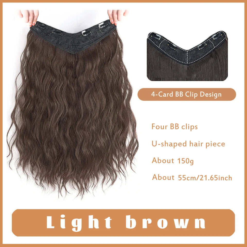 Wavy Clip-In Hair Extensions for Voluminous Styles
