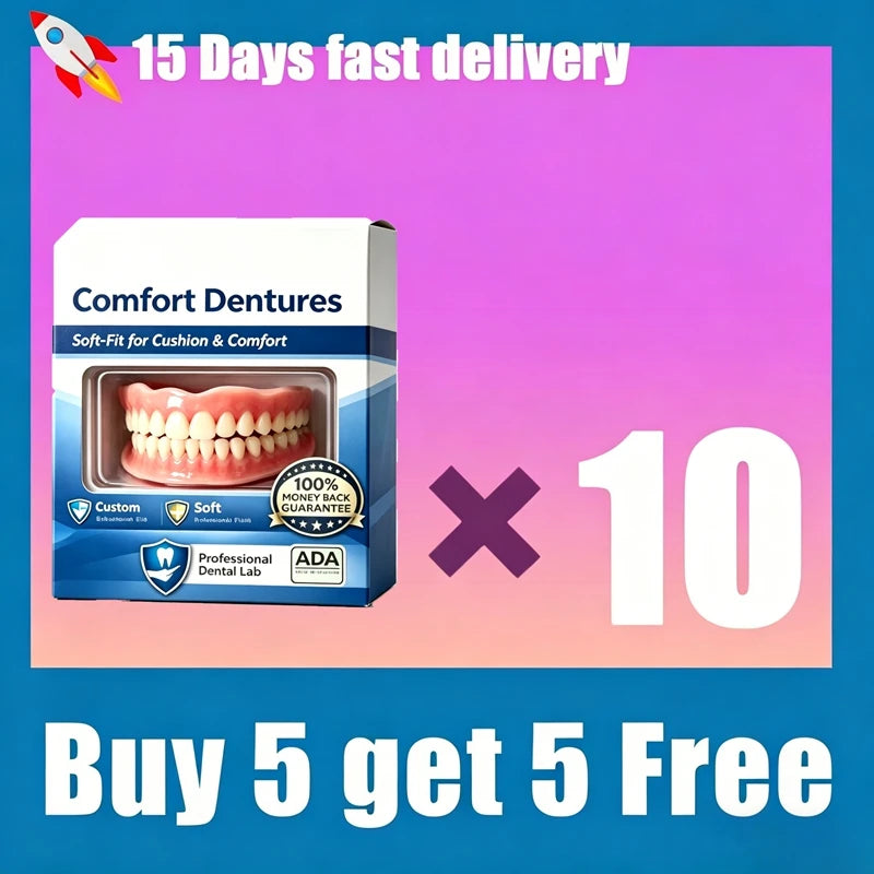 Comfort Fit Fake Teeth Set for Instant Smile Confidence