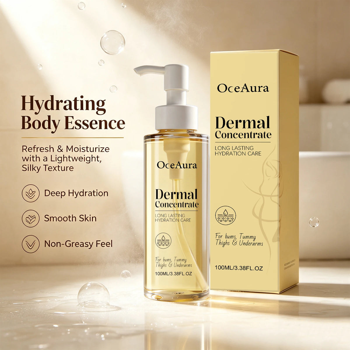 Hydrating Body Essence for Smooth and Bright Skin on Targeted Areas
