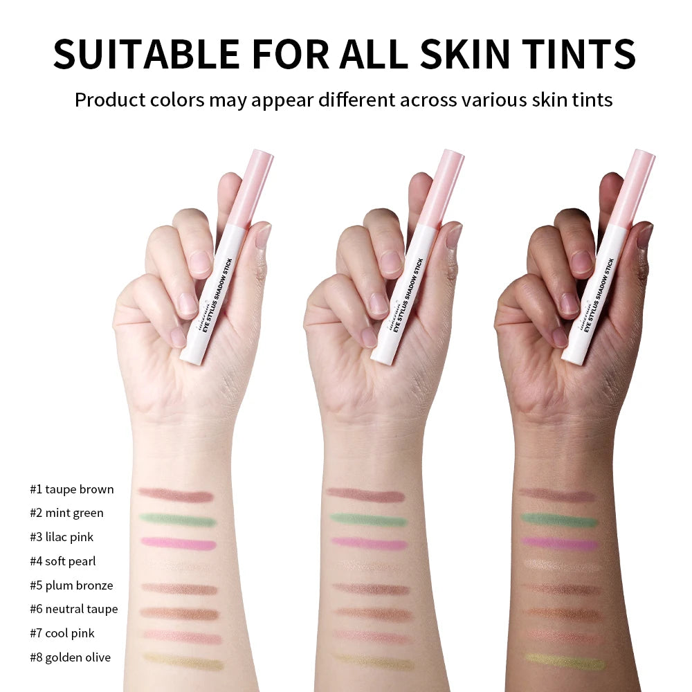 Waterproof Cream Eyeshadow Pencil for Long-Lasting Eye Makeup - 6
