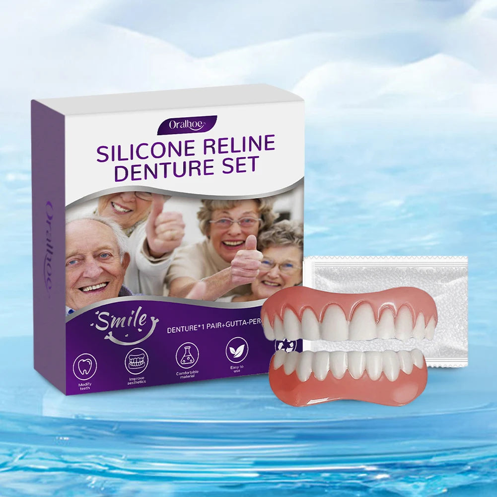 Professional Silicone Denture Reline and Comfort Fit Kit - 4