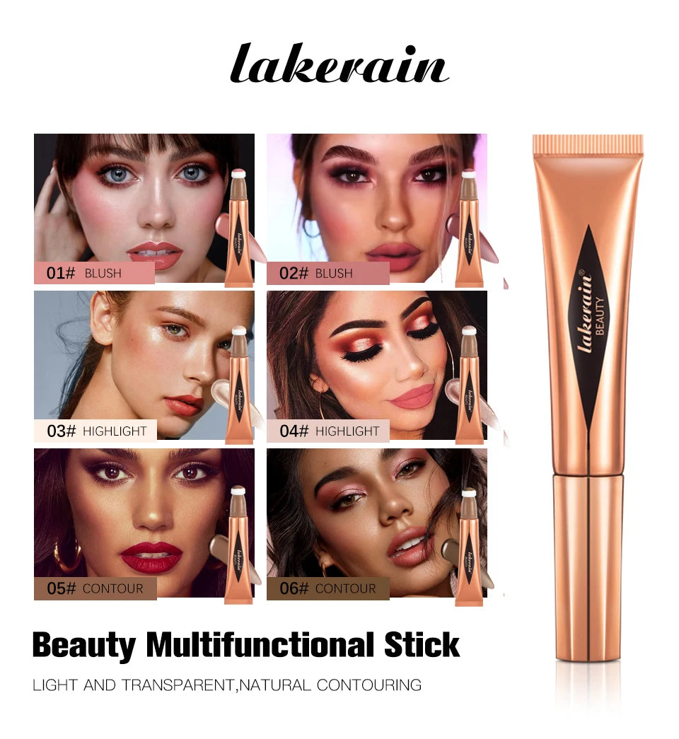 Liquid Face Contour and Highlighter Wand with Cushion Applicator - 7