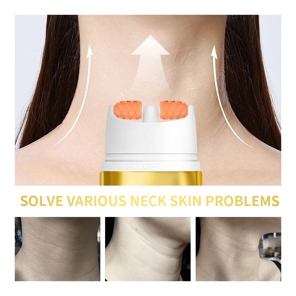 Firming and Lifting Neck Cream with Built-in Roller for Smooth Skin - 5