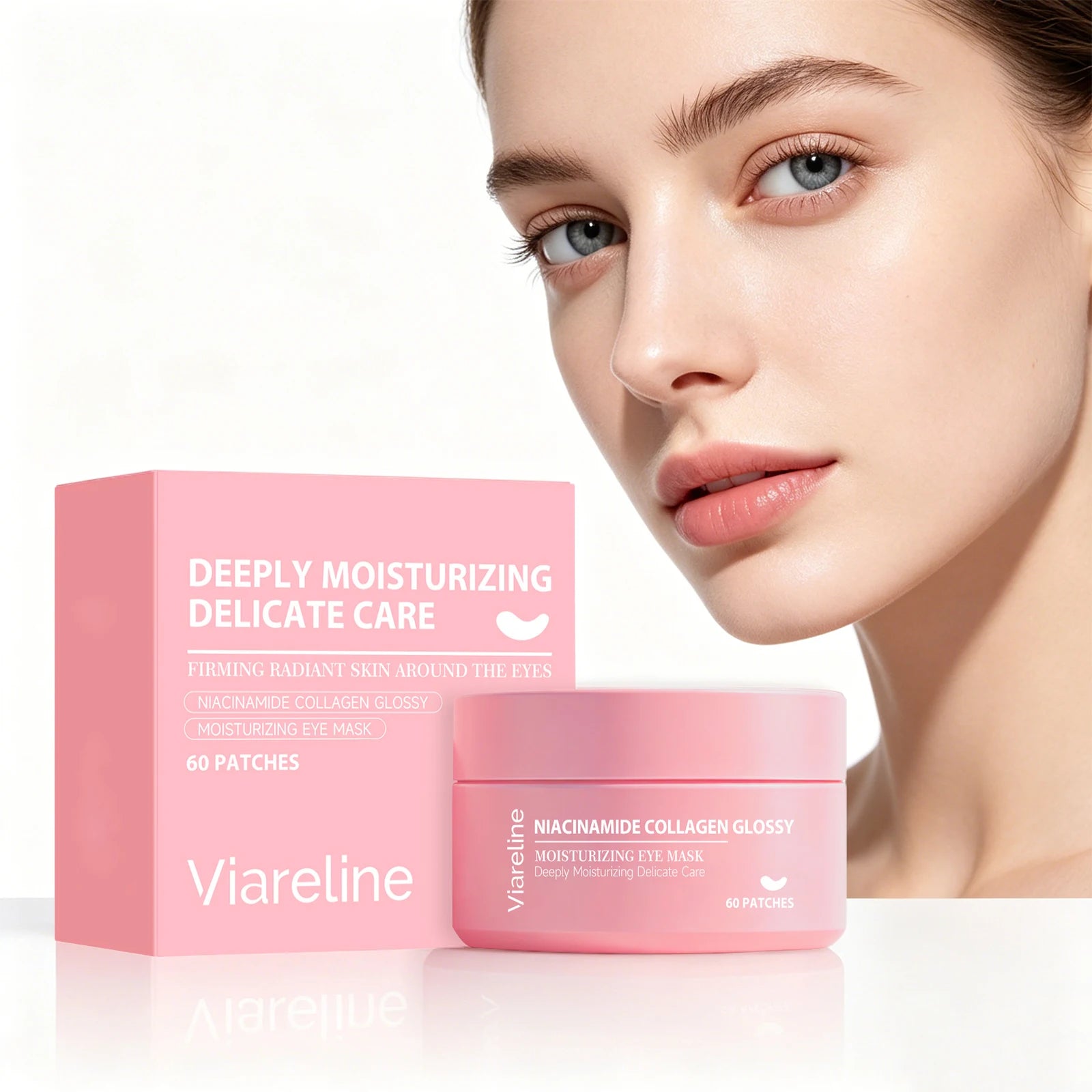 Niacinamide Collagen Eye Mask Patches for Dark Circles and Puffiness - 1