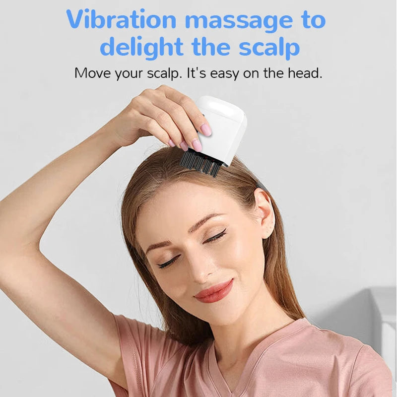 Electric Scalp Massager and Hair Oil Applicator for Hair Growth