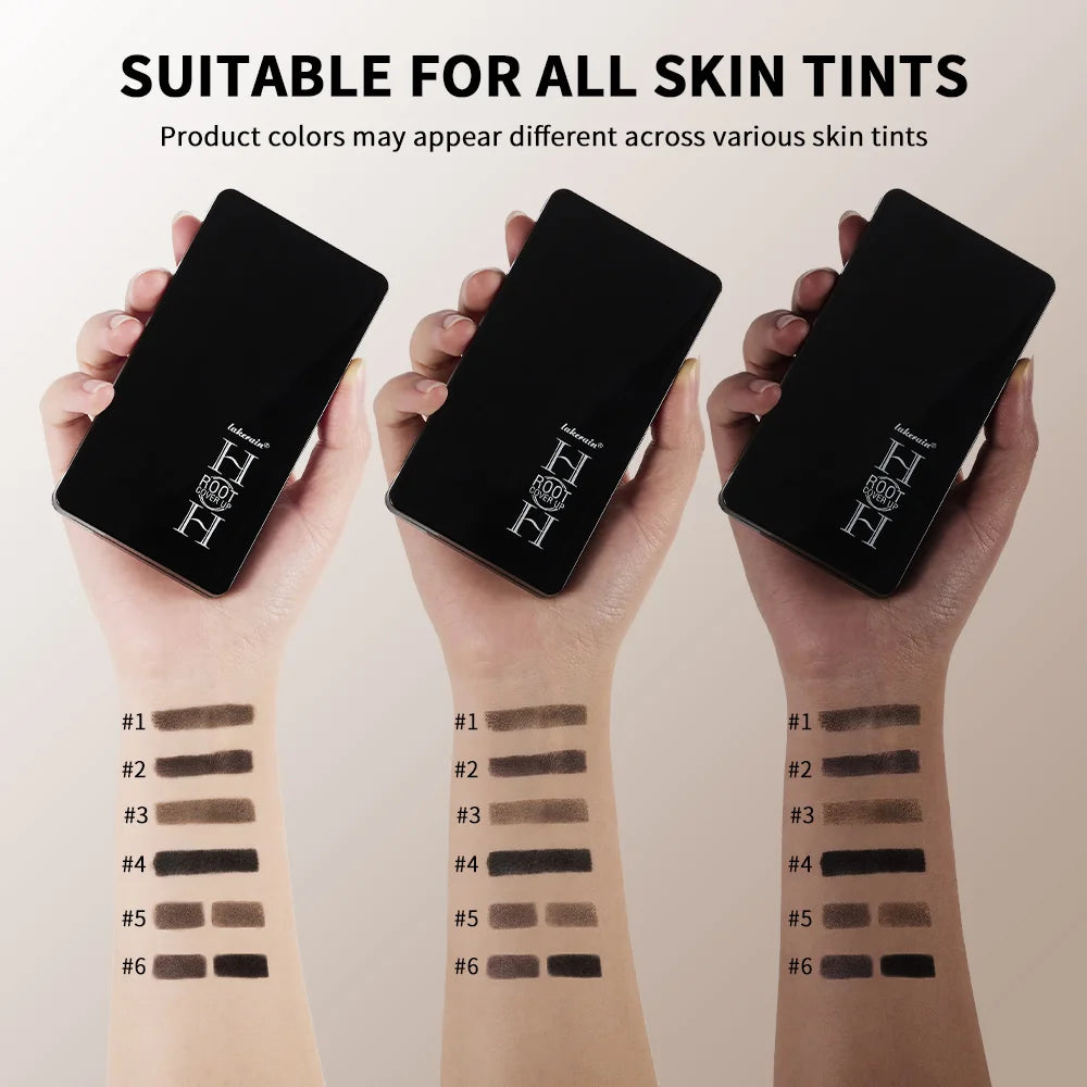 Waterproof Hairline Shadow and Root Cover Up Powder Palette - 6