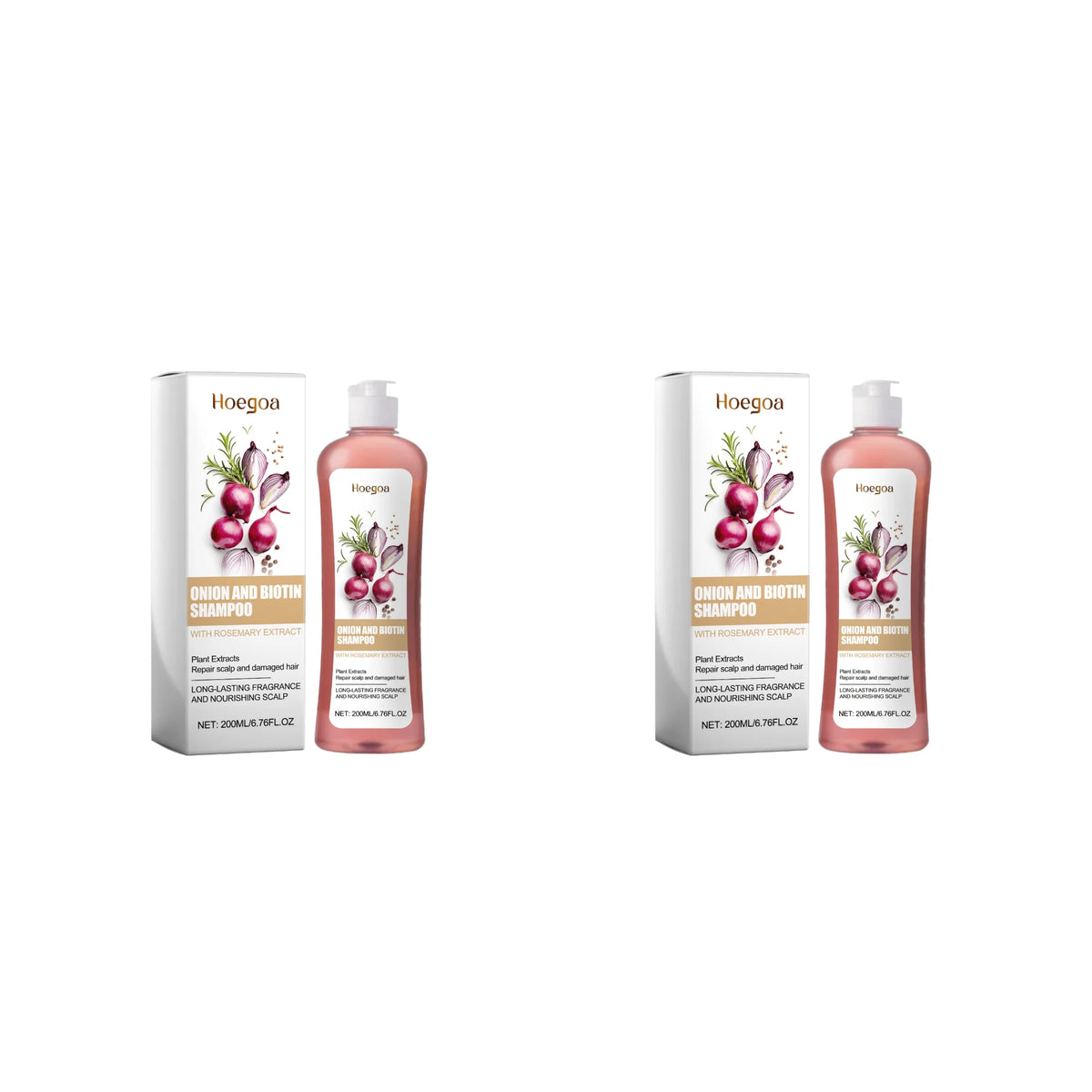 Onion and Biotin Shampoo for Hair Growth and Scalp Repair