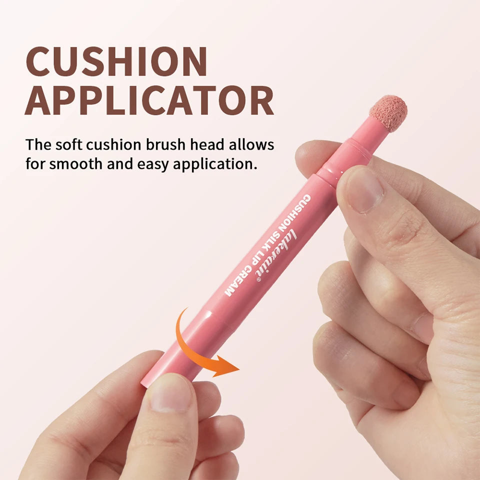 2-in-1 Waterproof Air Cushion Lip Cream and Face Blush Makeup