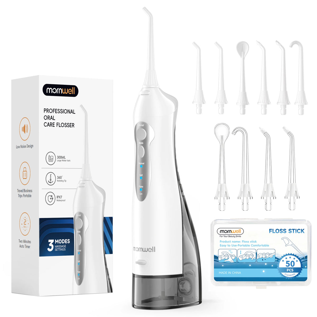 Portable Electric Water Flosser for Teeth Cleaning and Gum Health