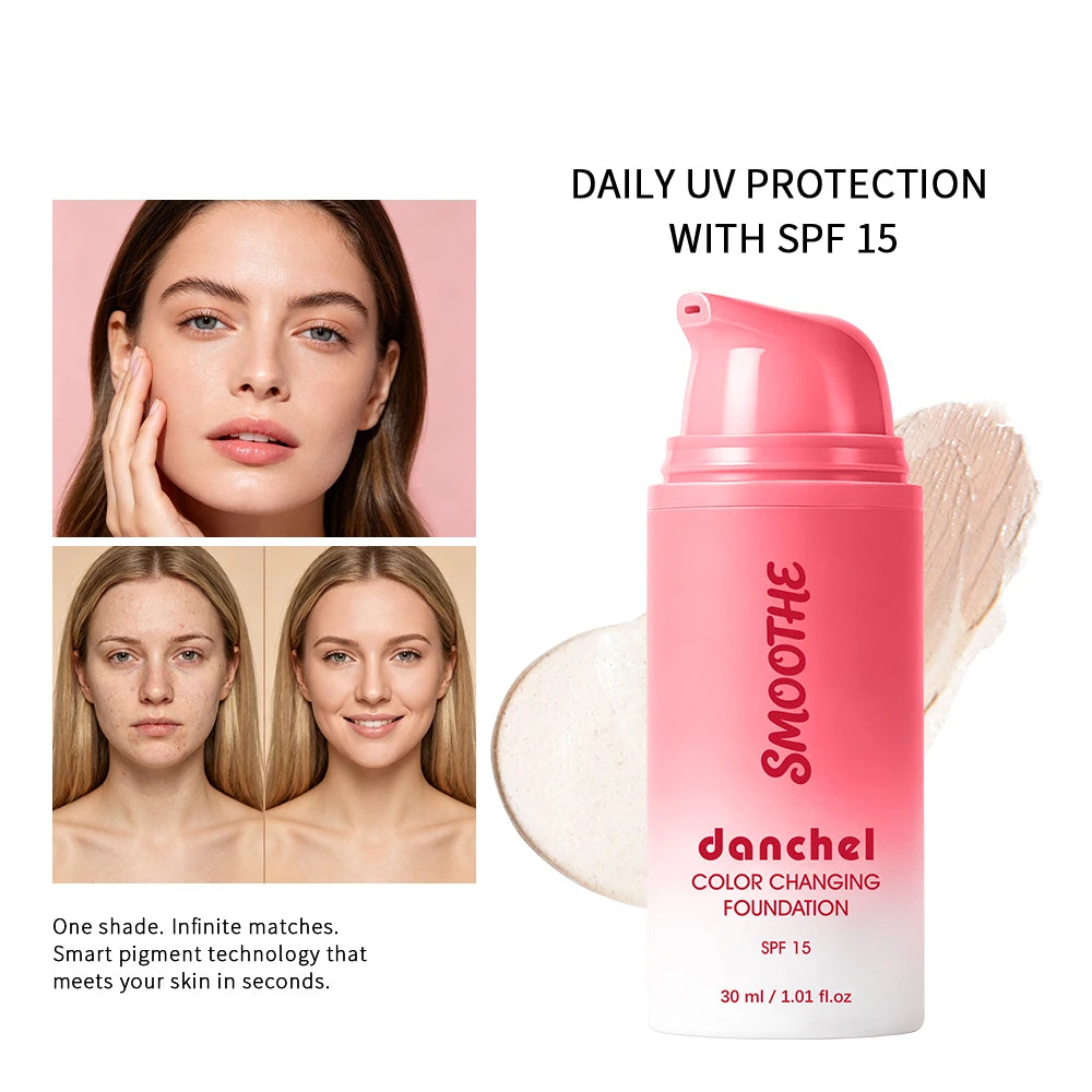 Color Changing Foundation for Flawless Seamless Skin Coverage - 21