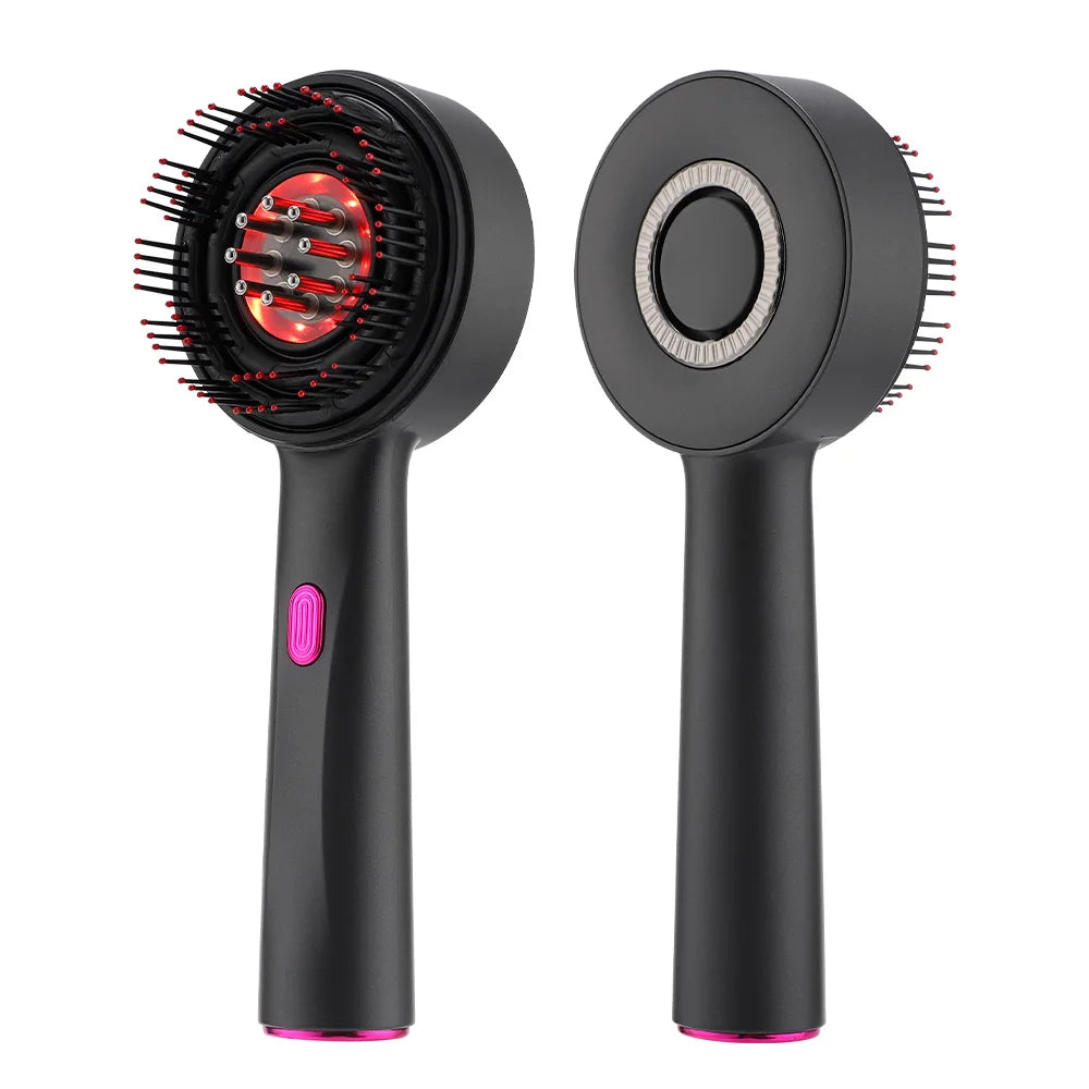 Electric Scalp Massage Comb with Essential Oil Applicator and Red Light - 19
