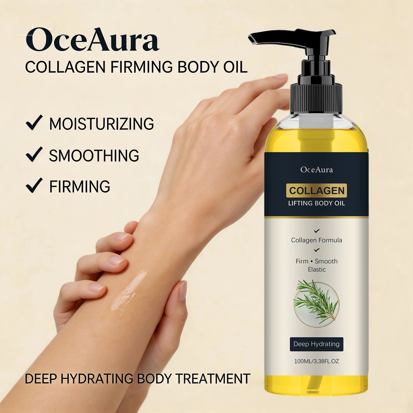 Collagen Lifting and Firming Body Oil for Smooth Hydrated Skin - 1