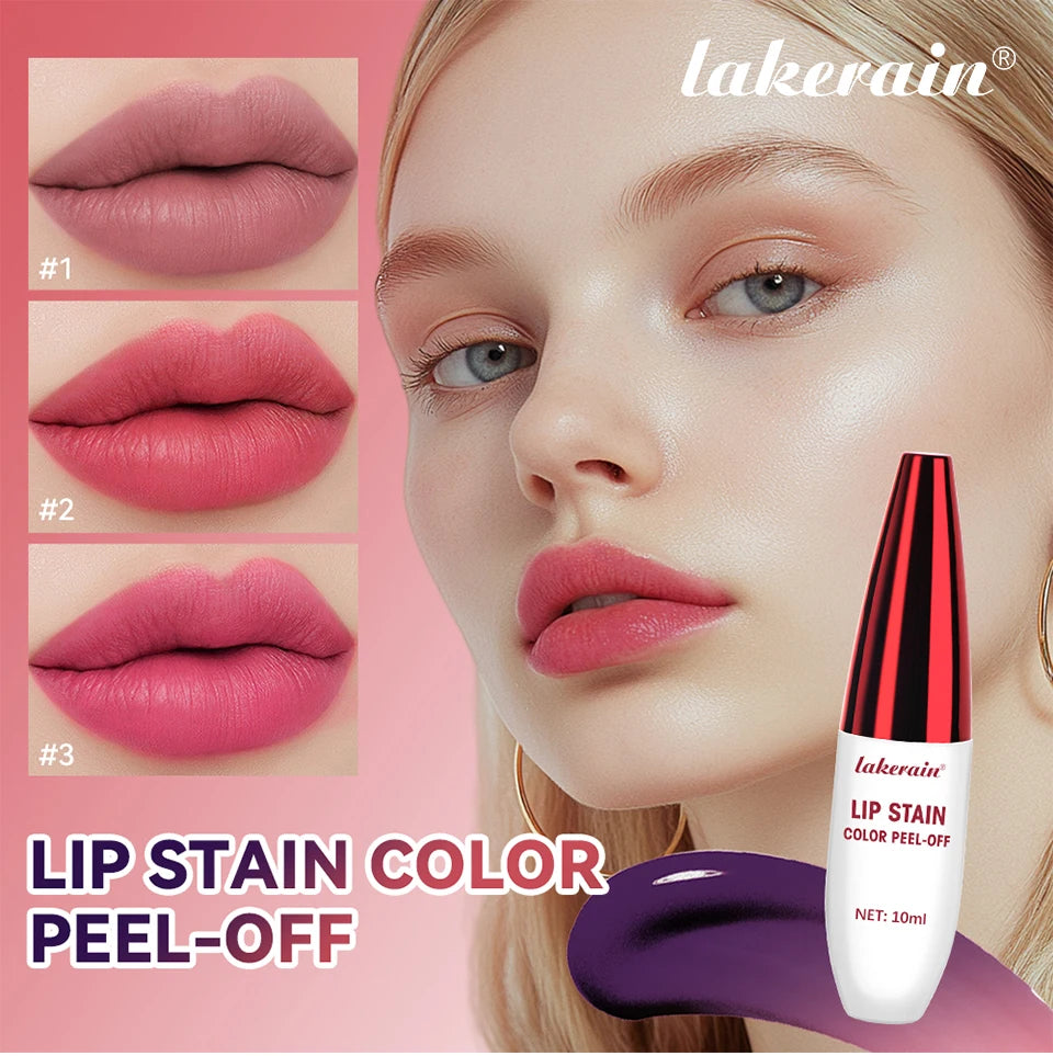 Long-Lasting Waterproof Peel-Off Lip Stain Tint for All-Day Wear - 7