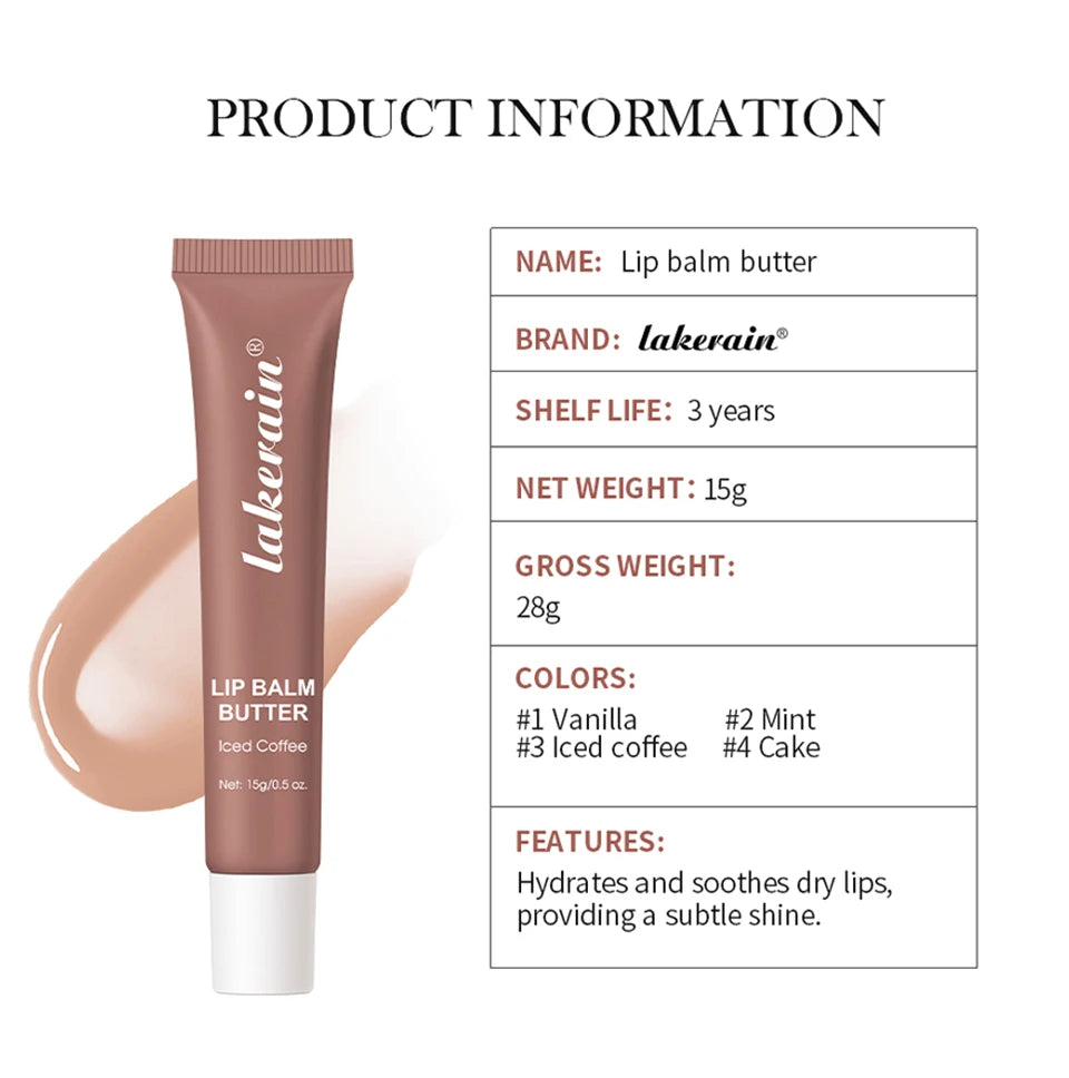 Hydrating Moisturizing Lip Balm Butter for Soft and Glossy Lips - 16