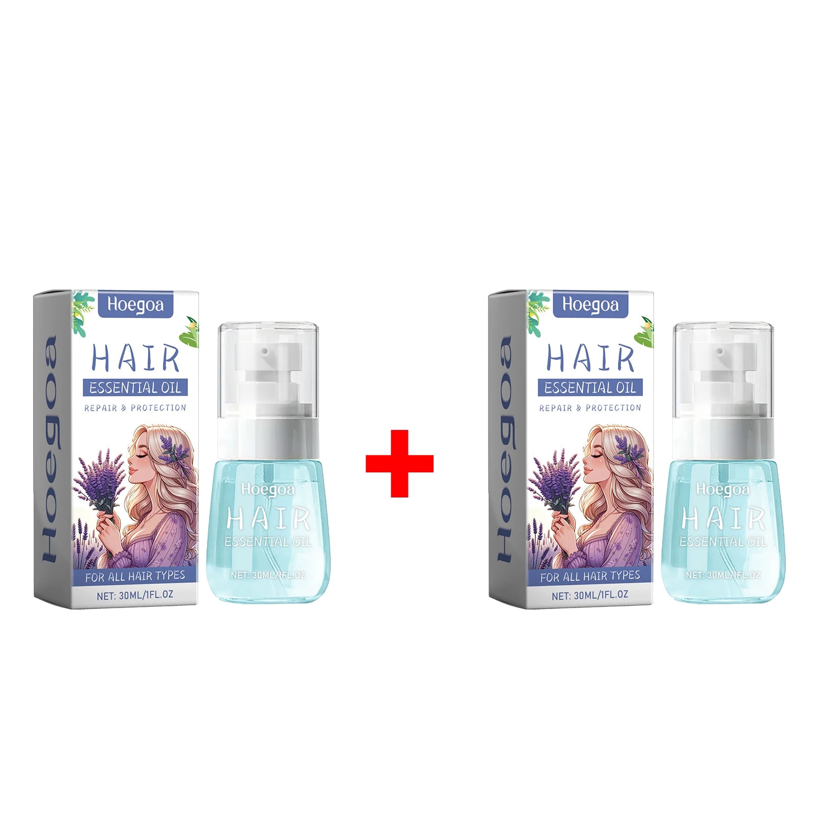 Lavender Essential Hair Oil for Frizz Control and Split End Repair - 11