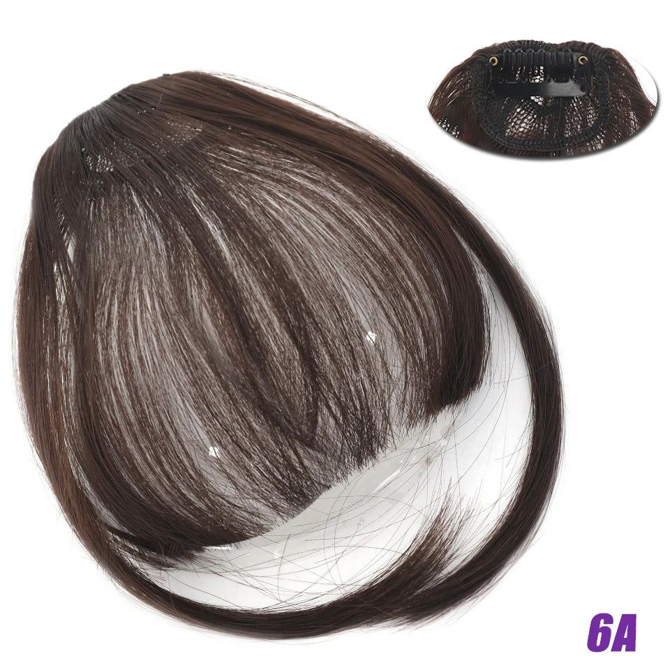 Clip In Air Bangs for Natural Hair Volumizing and Face Framing - 17
