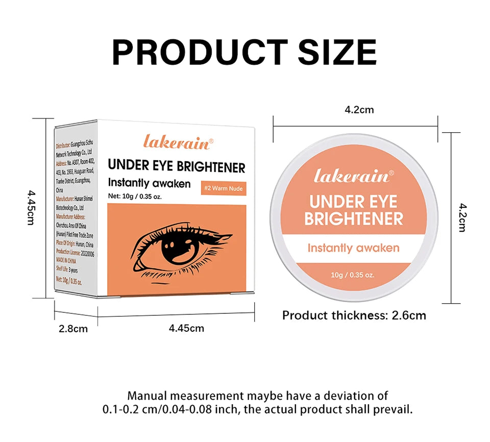 Full Coverage Under-Eye Brightening Concealer for Dark Circles